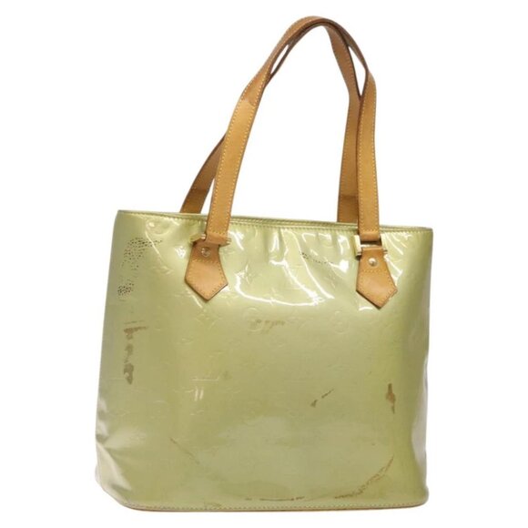 LOUIS VUITTON Monogram Vernis Houston Hand Bag Gris - Picture 2 of 14